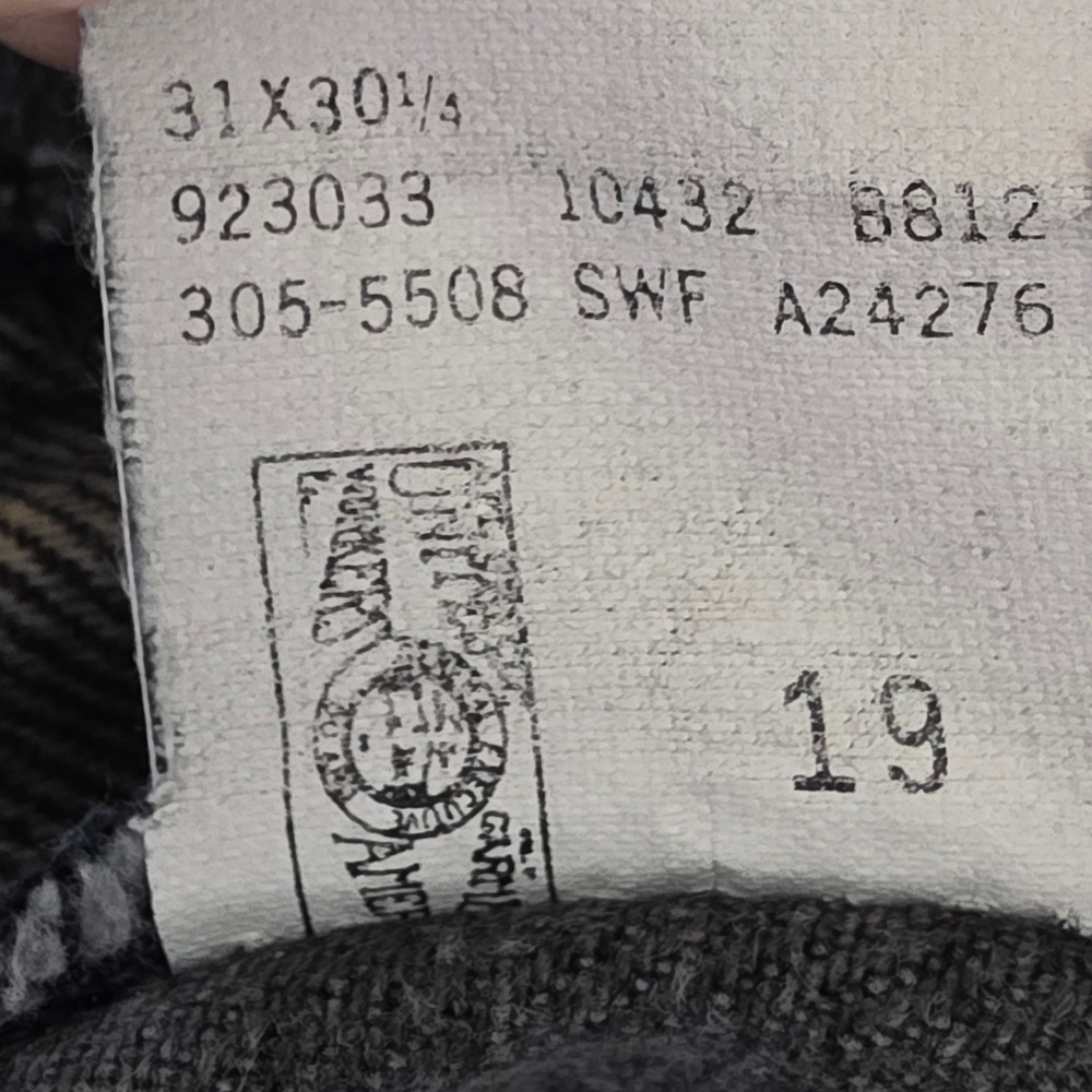 Lee Vintage High Waisted Tapered Mom Jeans Daisy Embroidered 14 MED Black 90s - Picture 6 of 10